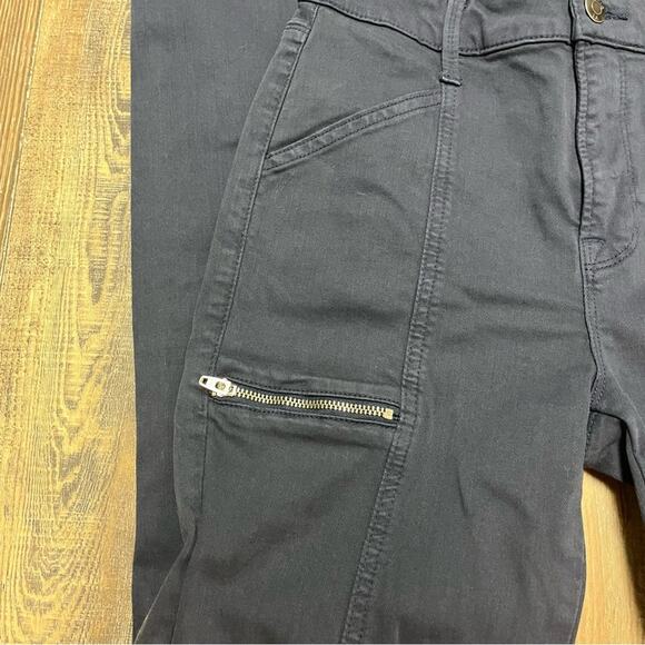 Pistola Navy Skinny Jeans Minimalist Chic Zippers Quiet Luxury Women's Size 25 - Picture 2 of 6